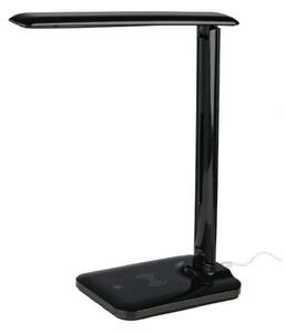 ACA Lighting stolní lampa LED 5W černá CCT 320LM dotykový spínač + bezdrátové/USB nabíjení FUTUR2 SF27LEDBK