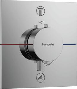 Sprchová a vanová baterie Hansgrohe ShowerSelect Comfort E bez podomítkového tělesa chrom 15572000