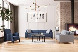 Atelier del Sofa 2-místná pohovka Petra 2 - Light Grey, Světlá Šedá