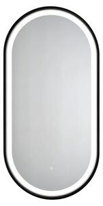 Zrcadlo se senzorem SAT 40x80 cm černá SATZOVLED4080CE