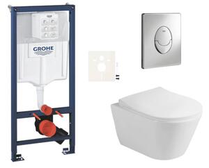 Závěsný WC set do lehkých stěn / předstěnová montáž Glacera Ava SIKOGRSAVASA