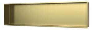 Vestavná polička SAT Aurum zlatá 121x28 cm SATAURN12128BG