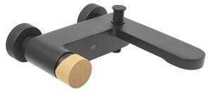 Vanová baterie SAT Fusion bez sprchového setu 150 mm páka světlé dřevo SATBSFU222DSC