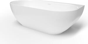 Volně stojící vana SAT Lesly 170x82 cm litý mramor LE1700