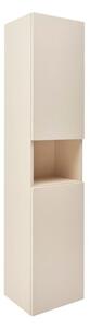 Koupelnová skříňka vysoká SAT Feel 36x165x32 cm béžová mat SATFEELV36BE