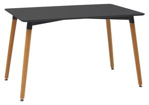 Jídelní stůl Naxos 120x75x80 cm (černá, dřevo)