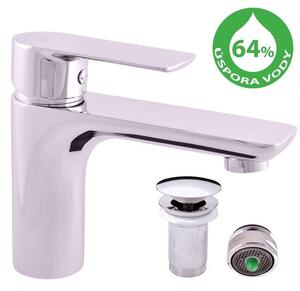 Umyvadlová baterie RAV SLEZÁK Vltava s clic-clacem chrom VTE427.0K