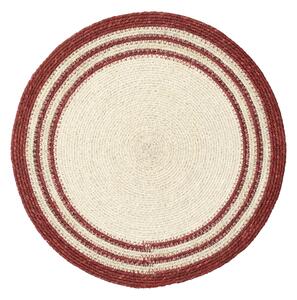 Prostírání Seagrass Red/White Ø 35 cm