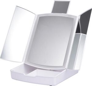 Verk 24230 Kosmetické zrcátko LED, 5x zvětšení bílé