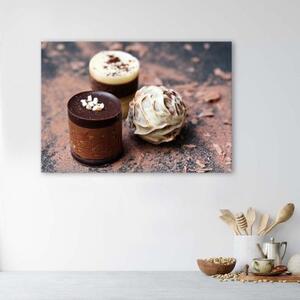 Obraz na plátně Káva a sladkosti - 120x80 cm