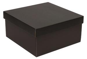 Dárková krabička s víkem 300x300x150 mm, černá