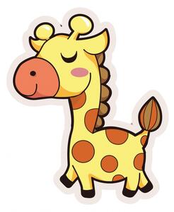 Samolepka Žirafa Výška 20 cm