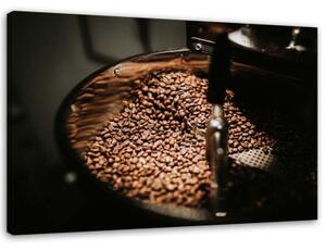 Obraz na plátně Zrnková káva kuchyně - 100x70 cm
