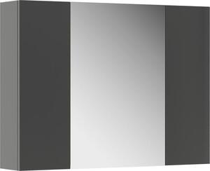 Koupelnová zrcadlová skříňka Vicco Leopold Antracit 80 x 59.2 cm s policemi, Model 56217