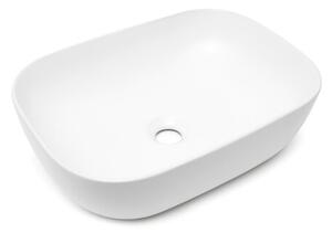 Umyvadlo na desku SAT Infinitio 45,5x32,5 cm mat bez přepadu SATINF4532M
