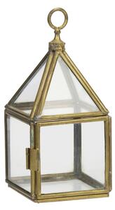 Skleněná mini krabička Clear/Aged Brass