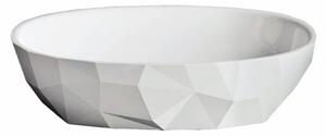 Umyvadlo na desku SAT Meda 56x37 cm bez otvoru pro baterii SATME5637