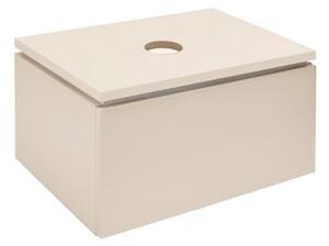 Koupelnová skříňka s krycí deskou SAT Feel 60x30x46 cm pískově béžová mat SATFEEL60BED