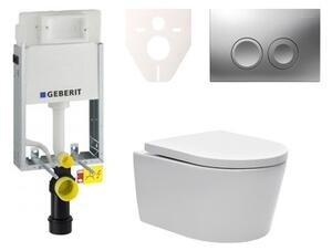 Cenově zvýhodněný závěsný WC set Geberit k zazdění + WC SAT Brevis SIKOGE1W3