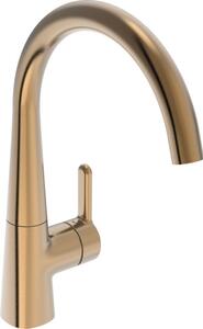 Dřezová baterie Hansa Designo s otočným ramínkem broušený bronz 5101228381