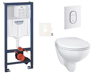 Závěsný wc set do lehkých stěn / předstěnová montáž GROHE Bau Ceramic SIKOGRSBAUASH0