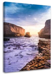 Obraz na plátně Ocean Rock Nature - 80x120 cm
