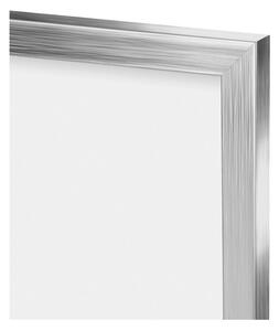 Plastový rámeček na zeď ve stříbrné barvě 50x20 cm