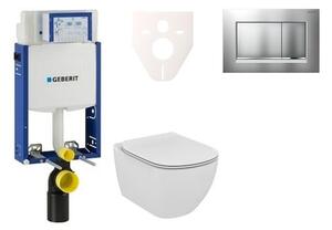 Cenově zvýhodněný závěsný WC set Geberit k zazdění + WC Ideal Standard Tesi 110.302.00.5NF7