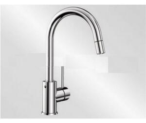 Dřezová baterie Blanco Mida-S s vytahovací sprškou chrom 521454