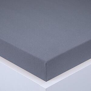 Napínací prostěradlo jersey EXCLUSIVE antracit 90 x 200 cm