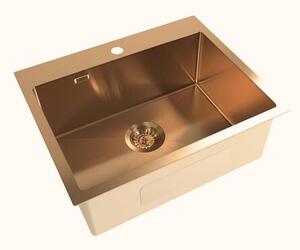 Dřez SAT Aurum rose gold SATSINK5545BRG