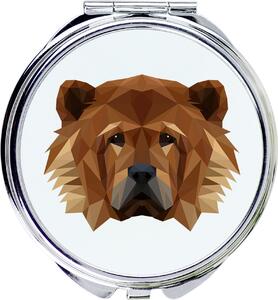 Chow Chow – Zrcadlo značky Art-Dog s fotografií a geometrickým vzorem