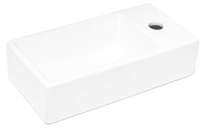 Umývátko SAT Brevis 40,5x20,5 cm otvor pro baterii vpravo SATBRE4020SR