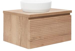 Koupelnová skříňka pod umyvadlo Naturel Savona 98x43x44,8 cm dub halifax mat SAVONA100DHD