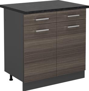 Spodní skříňka kuchyňské linky Vicco R-Line Ušlechtilá šedá 80 cm , PD Antracit, Model 53959