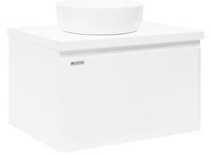 Koupelnová skříňka pod umyvadlo Naturel Ancona 80x46 cm bílá lesk ANCONA280BLD