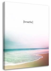 Obraz na plátně Pláž Moře Barevné - 40x60 cm