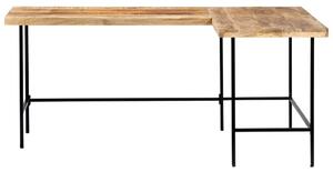 Psací stůl 180 x 120 x 76 cm masivní mangovníkové dřevo
