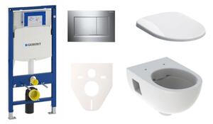 Cenově zvýhodněný závěsný WC set Geberit do lehkých stěn / předstěnová montáž + WC Geberit Selnova SIKOGES3S6