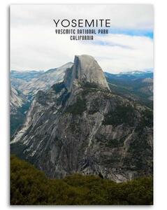 Obraz na plátně Horský Yosemitský národní park - 40x60 cm