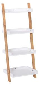 Set poličky a nosníků Naturel Home bílá/ořech mat 53,5x134x40 cm HOMEP4B