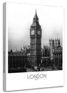 Obraz na plátně Londýnský Big Ben - 60x90 cm
