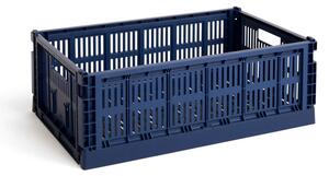 HAY Úložný box Colour Crate L, dark blue