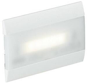 FAN LED-HELP-503 Zápustné svítidlo nouzové LED HELP bílá, polykarbonát, 1 W, 80 lm, 4000 K, 3 h-80 lm, 6,7 x 10,7 x 3,24 cm - FANEUROPE