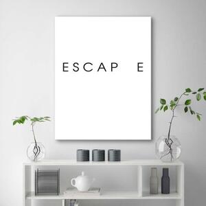 Obraz na plátně Nápisy Escape - 40x60 cm