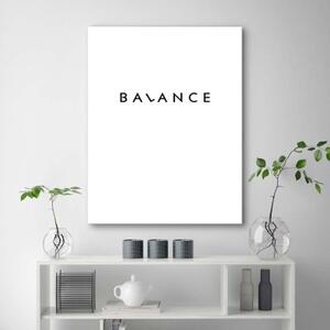 Obraz na plátně Nápisy Balance - 40x60 cm