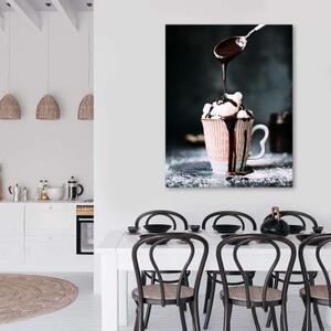 Obraz na plátně Káva Čokoláda - 40x60 cm