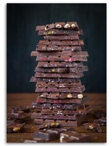 Obraz na plátně Čokoládové bonbony - 80x120 cm