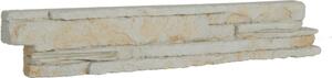 Obklad Vaspo kámen považan bílá 6,7x37,5 cm reliéfní V53203