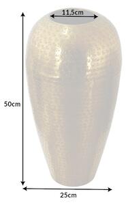 Designová váza Khalil 50 cm zlatá
